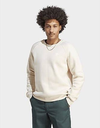 Adidas Originals Trefoil Essentials Sweatshirt met Ronde Hals Wonder White- Heren