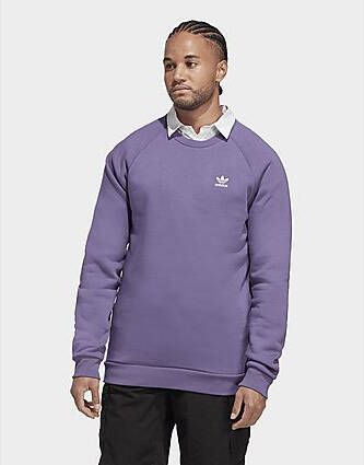 Adidas Originals Trefoil Essentials Sweatshirt Tech Purple- Heren