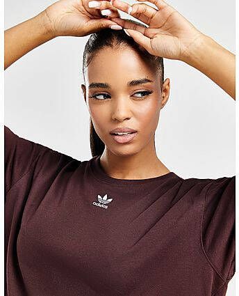Adidas Originals Trefoil Essentials T-Shirt Brown- Dames