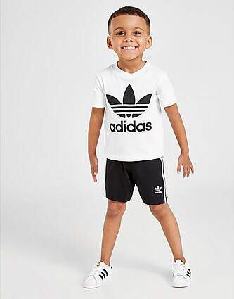 Adidas Originals Trefoil Short en T-shirt Set White