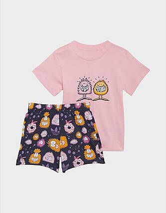 Adidas Originals x Kevin Lyons Short en T-shirt Setje True Pink
