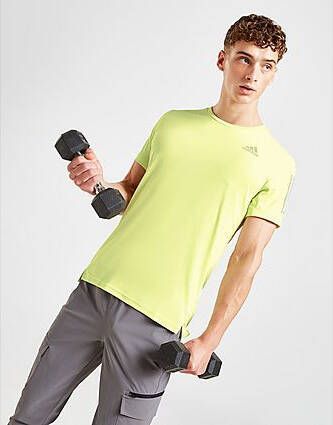 Adidas Own The Run T-Shirt Almost Lime Reflective Silver- Heren