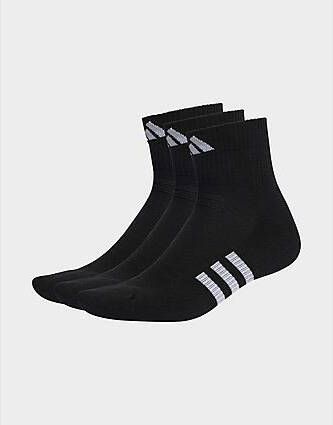 Adidas Performance Gevoerde Mid-Cut Sokken 3 Paar Black Black Black- Dames