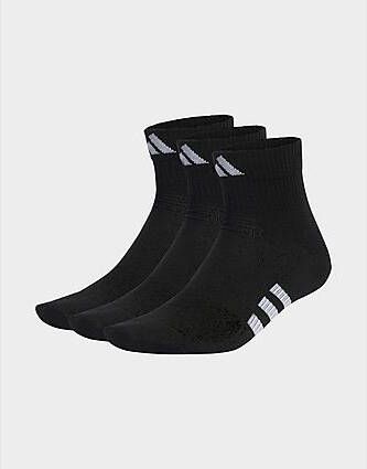 Adidas Performance Light Mid-Cut Sokken 3 Paar Black Black Black- Dames