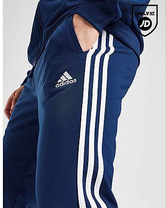 Adidas Poly Linear Track Pants Blue- Heren