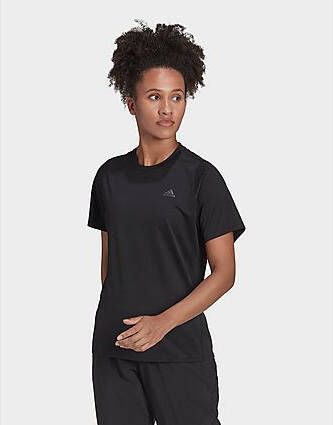 Adidas Run Icons Running T-shirt Black- Dames
