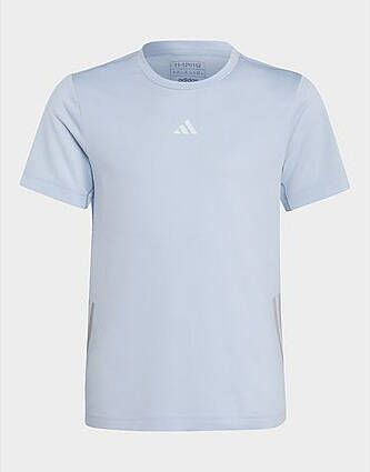 Adidas AEROREADY 3-Stripes T-shirt Dawn Blue Reflective Silver