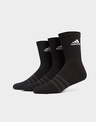 Adidas 3-Stripes Performance Crew Socks Black- Heren