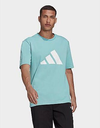 Adidas Sportswear Future Icons Logo Graphic T-shirt Mint Ton- Heren