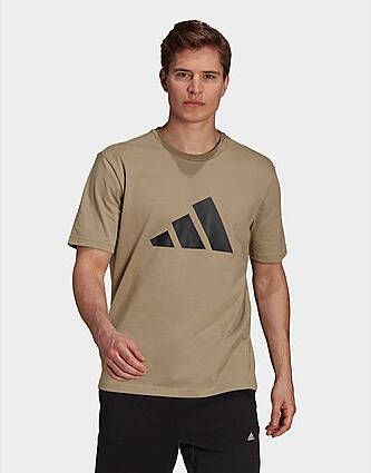 Adidas Sportswear Future Icons Logo Graphic T-shirt Orbit Green- Heren