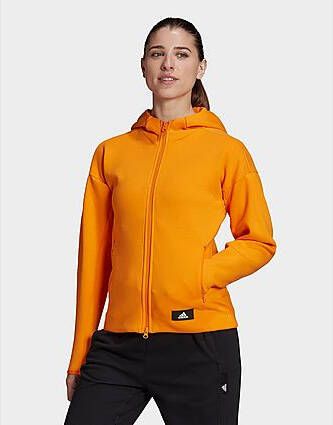 Adidas Sportswear Mission Victory Ritshoodie Bright Orange- Dames