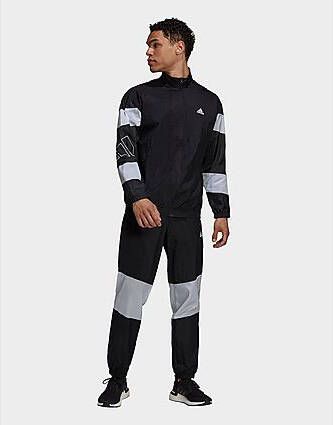Adidas Sportswear Trainingspak Black White- Heren