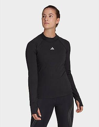 Adidas Techfit AEROREADY Warm Training Sweatshirt Black- Dames
