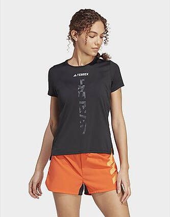 Adidas Terrex Agravic Trail Running T-shirt Black- Dames