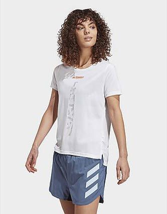 Adidas Terrex Agravic Trail Running T-shirt White- Dames