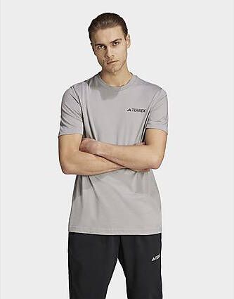 Adidas Terrex Graphic MTN 2.0 T-shirt Mgh Solid Grey- Heren