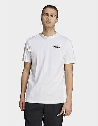 Adidas Terrex Graphic MTN 2.0 T-shirt White- Heren