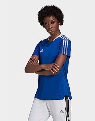 Adidas Tiro 21 Training Voetbalshirt Royal Blue- Dames