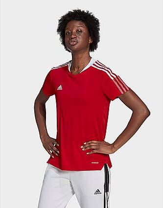 Adidas Tiro 21 Training Voetbalshirt Team Power Red- Dames