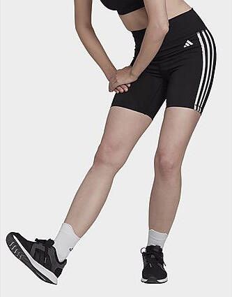 Adidas Training Essentials 3-Stripes High-Waisted Korte Legging Black- Dames