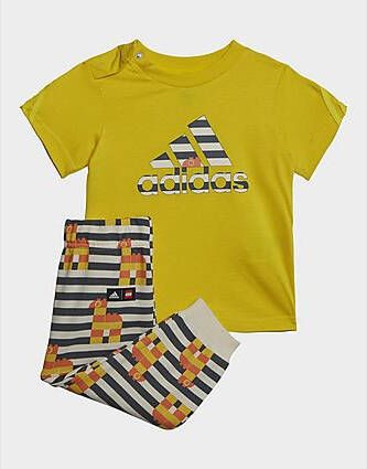 Adidas x Classic LEGO T-shirt en Broek Set Yellow Bright Yellow