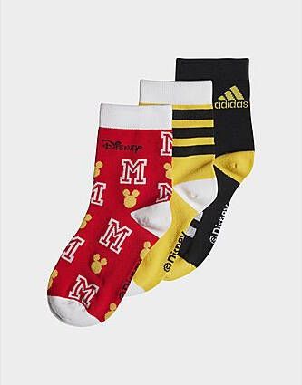 Adidas x Disney Mickey Mouse Sokken 3 Paar Black Better Scarlet Bold Gold
