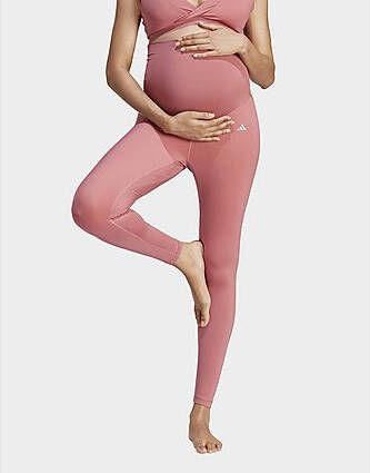 Adidas Yoga 7 8 Legging (Positiekleding) Pink Strata- Dames