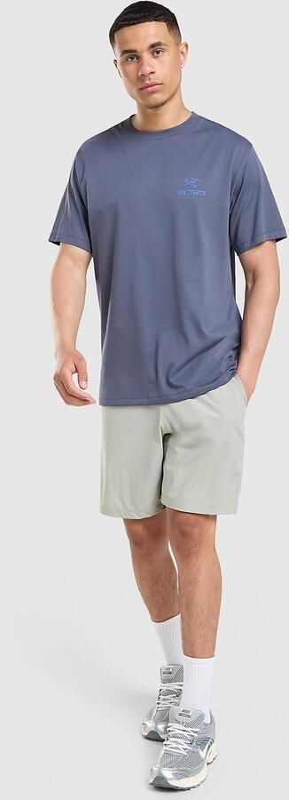 Arcteryx Arc'teryx Kragg SL Cotton Bird Word Shirt SS Grijs- Heren Grijs