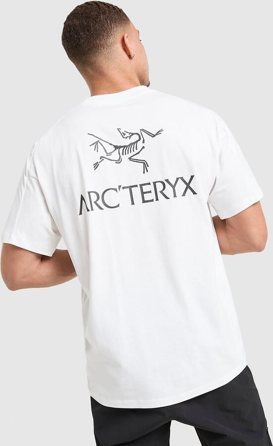 Arcteryx Arc'teryx Kragg SL Cotton Bird Word Shirt SS Wit- Heren Wit