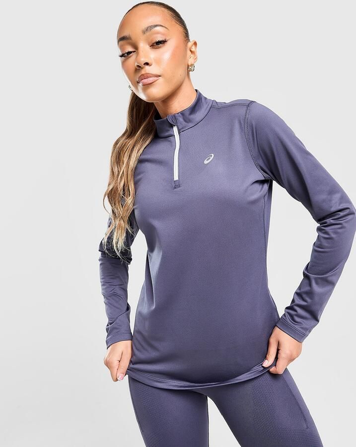 ASICS Core 1 2 Zip Top Paars- Dames Paars