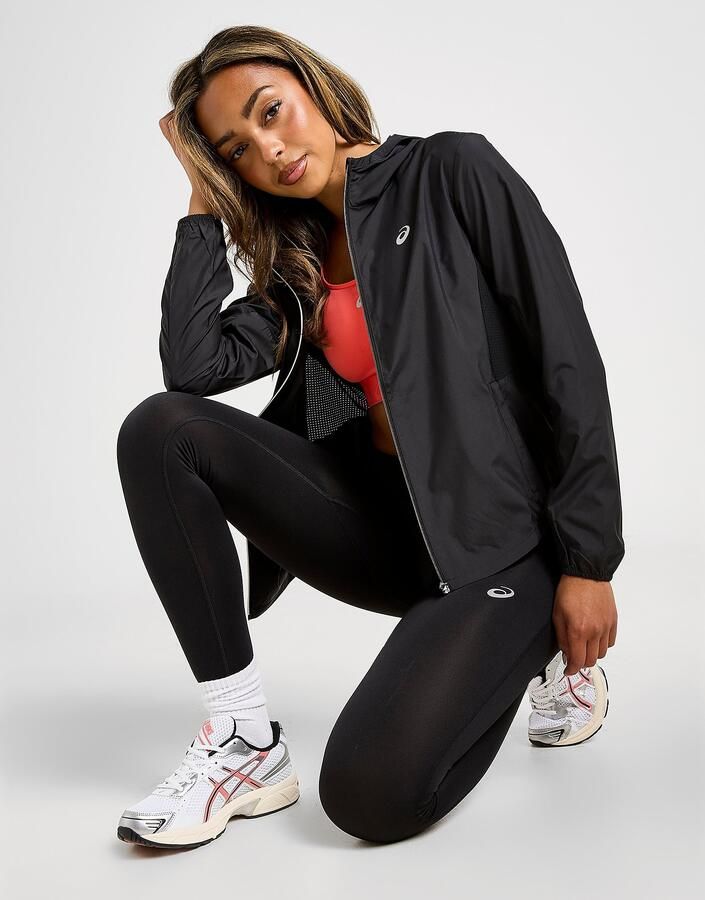 ASICS Core Woven Jacket Zwart- Dames Zwart