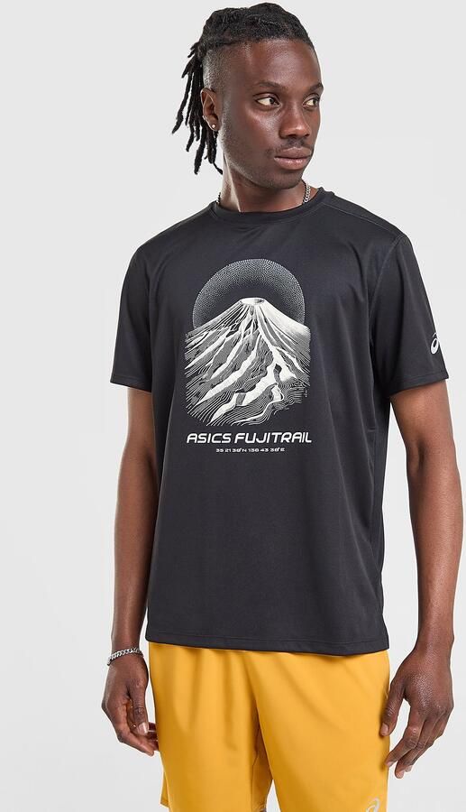 ASICS FUJITRAIL T-Shirt Zwart- Heren Zwart