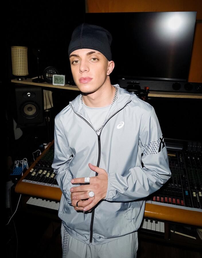 ASICS Icon Jacket Grijs- Heren Grijs