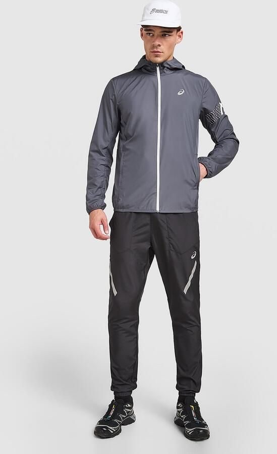 ASICS Icon Jacket Grijs- Heren Grijs