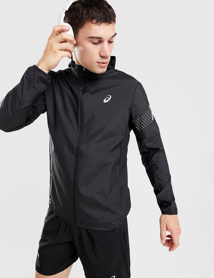 ASICS Icon Jacket Zwart- Heren Zwart