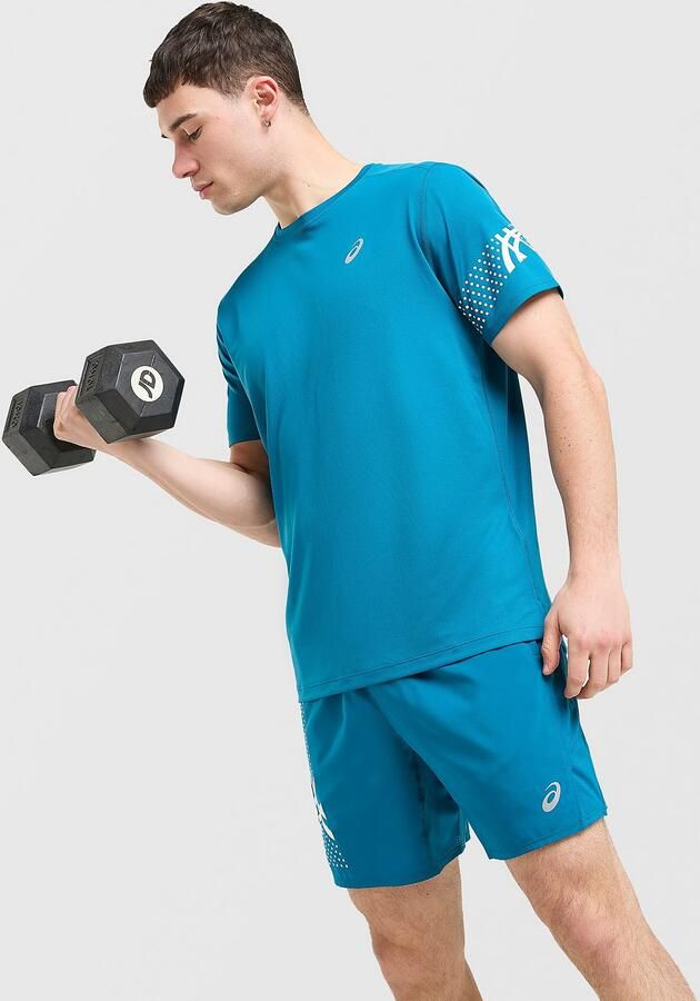ASICS Icon T-Shirt Blauw- Heren Blauw