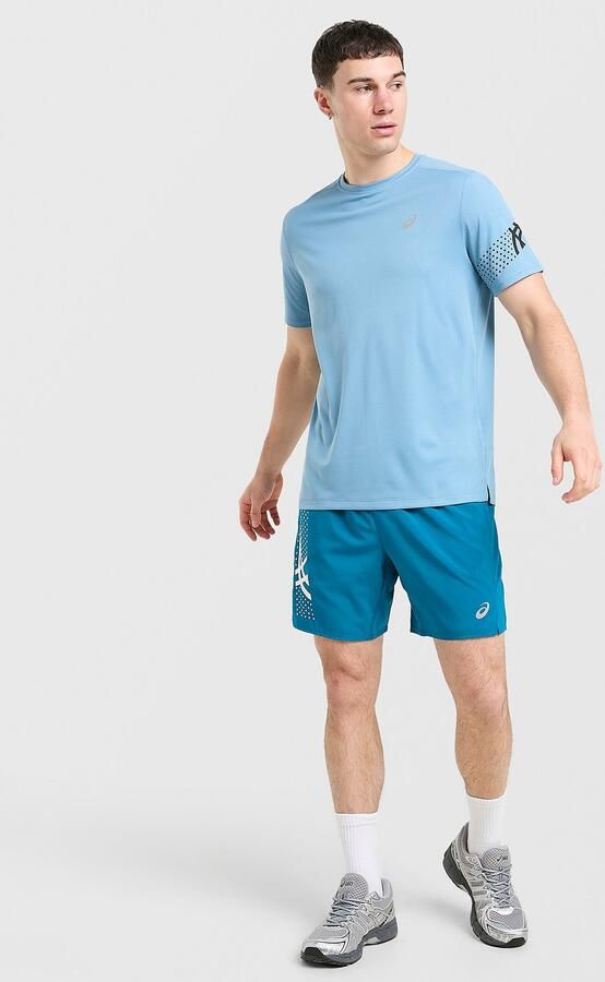 ASICS Icon T-Shirt Blauw- Heren Blauw