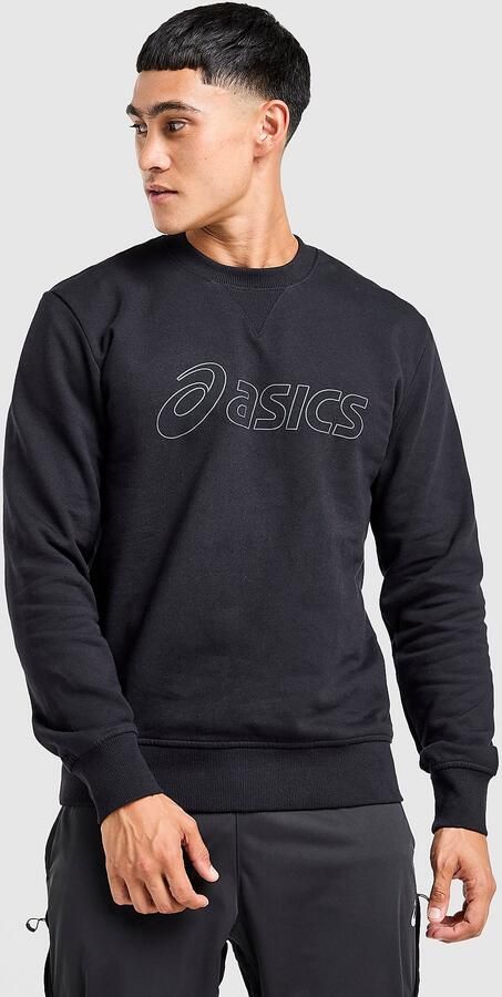 ASICS Logo Crew Sweatshirt Grijs- Heren Grijs