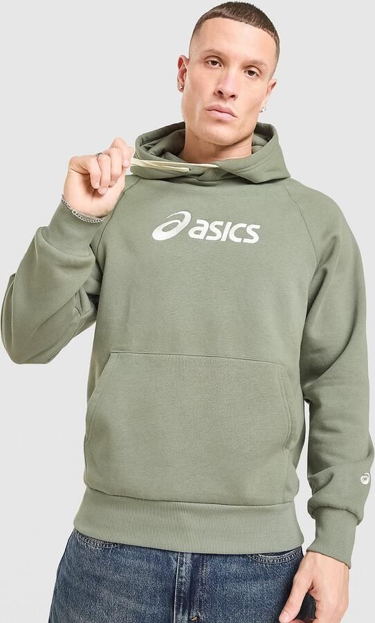 ASICS Logo Hoodie Groen- Heren Groen