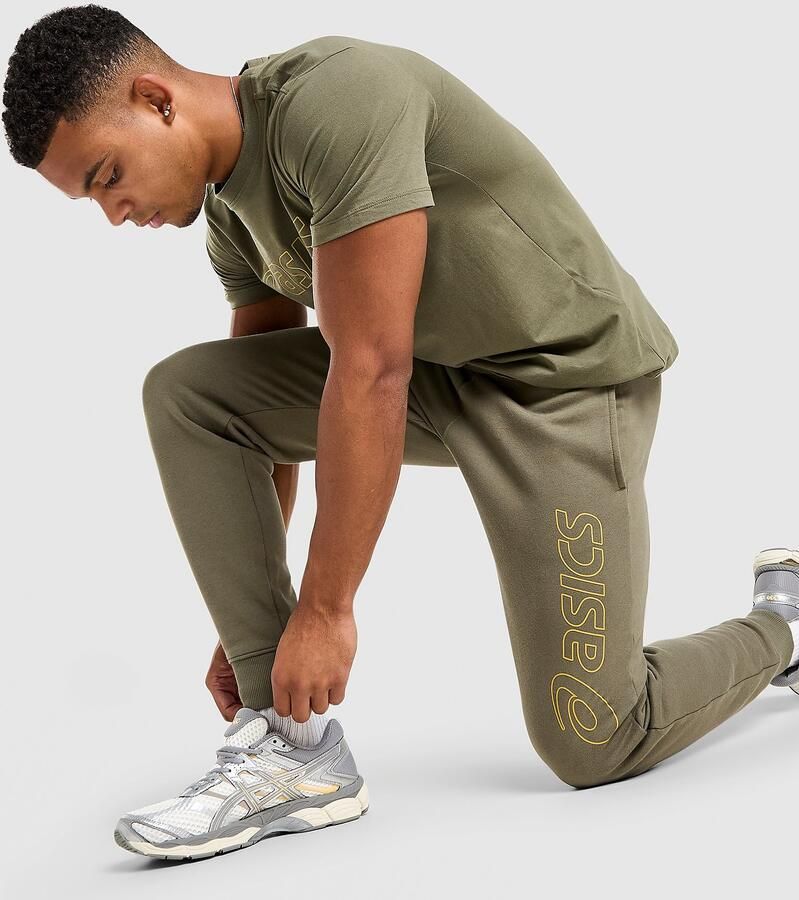 ASICS Logo Joggers Groen- Heren Groen