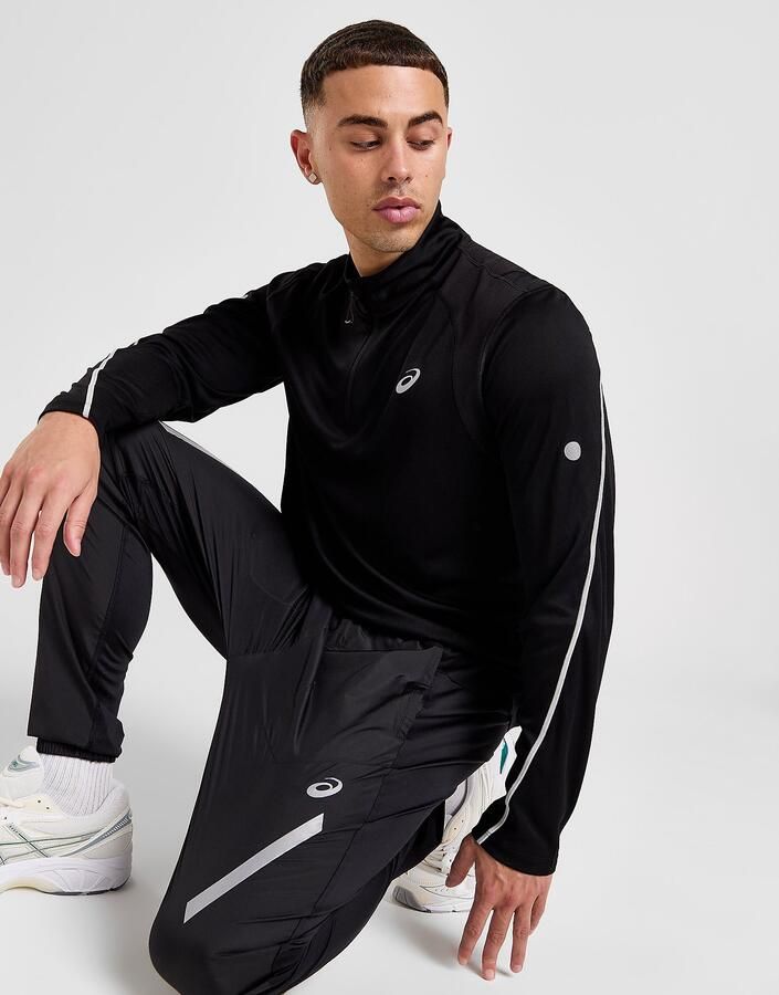 ASICS Road Lite-Show 1 2 Zip Top Black- Heren Black