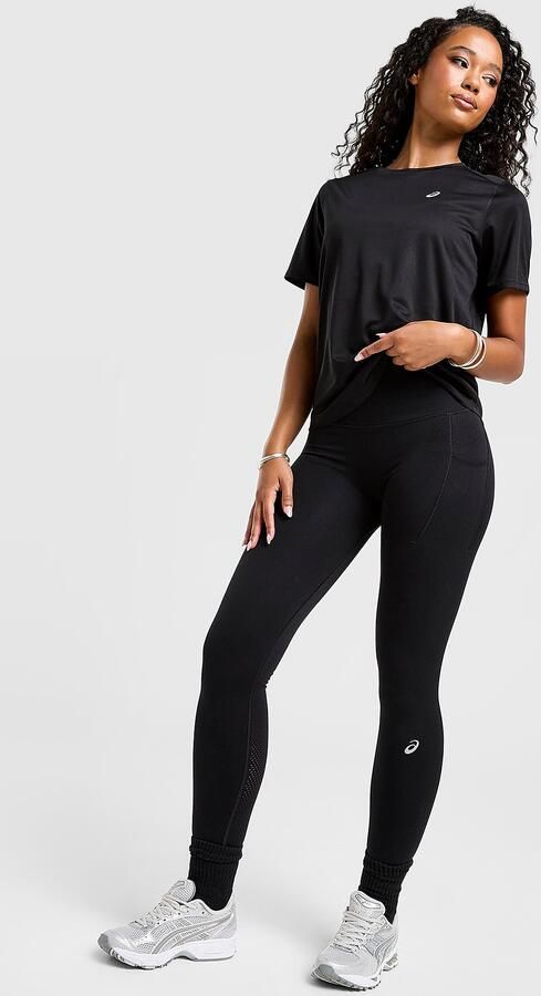 ASICS Road Seamless Leggings Zwart- Dames Zwart