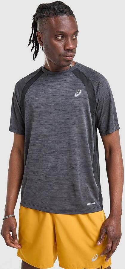 ASICS Road T-Shirt Zwart- Heren Zwart