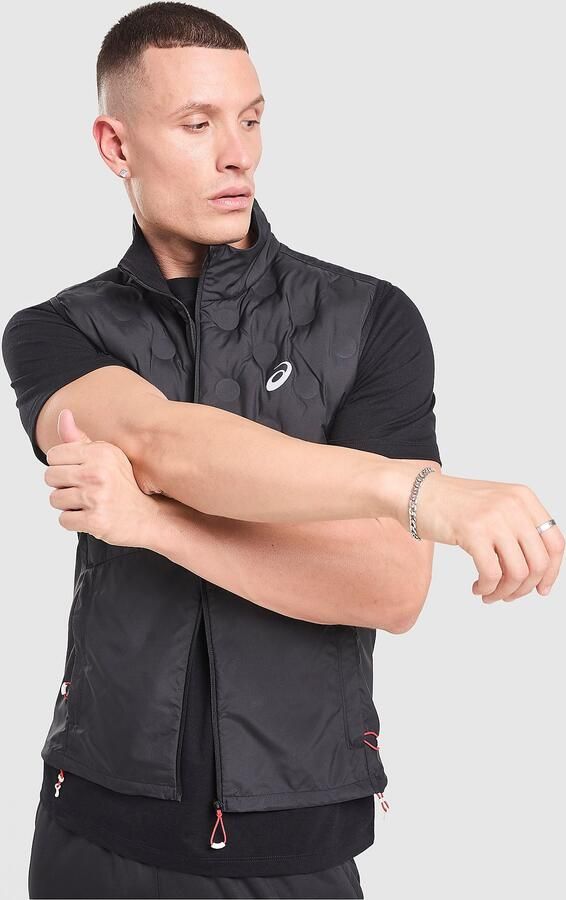 ASICS Road Winter Gilet Zwart- Heren Zwart