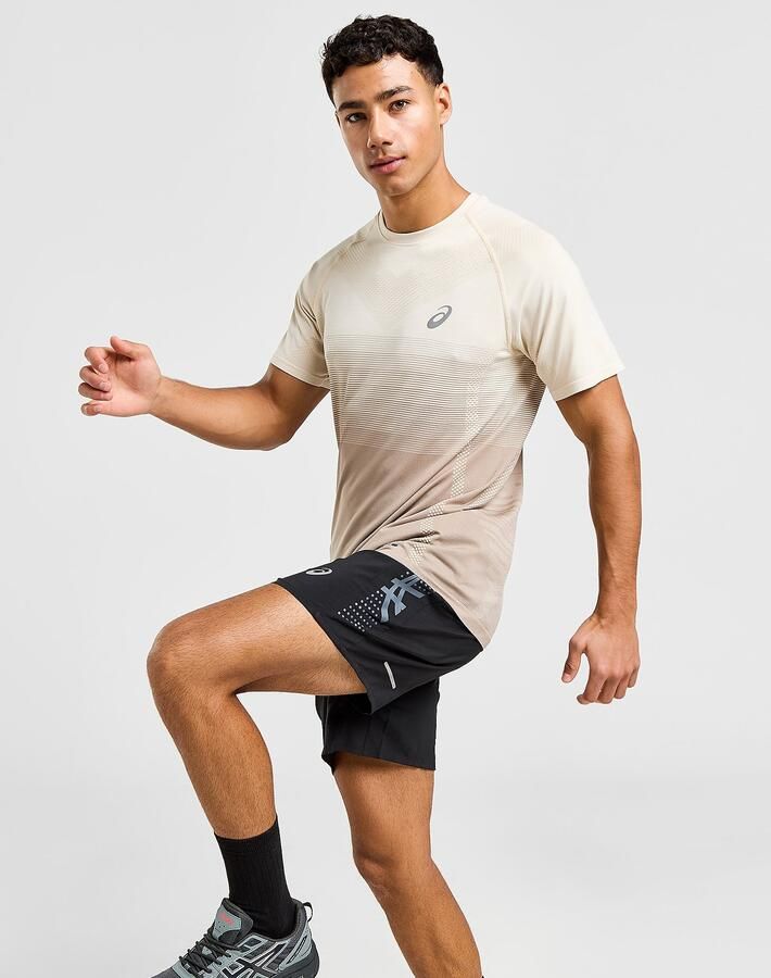 ASICS Seamless T-Shirt Beige- Heren Beige