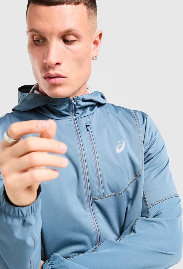ASICS Winter Running Jacket Blauw- Heren Blauw