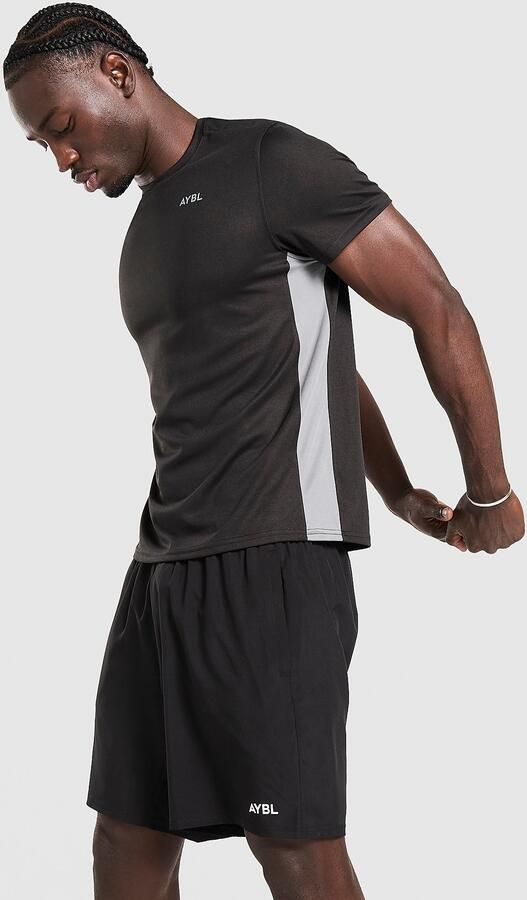AYBL Active T-Shirt Zwart- Heren Zwart
