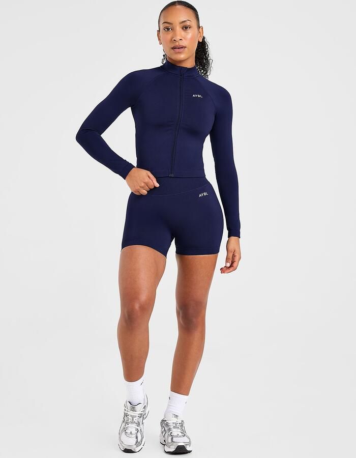 AYBL Adapt Seamless Full Zip Top Blauw- Dames Blauw