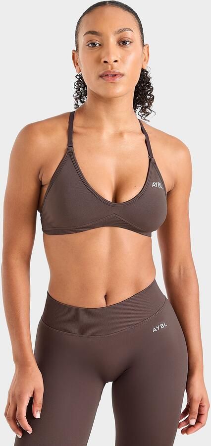 AYBL Adapt Strappy Sports Bra Bruin- Dames Bruin