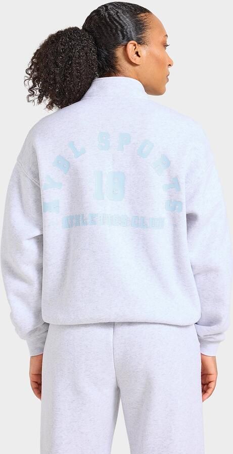 AYBL Athletics Fleece 1 4 Zip Top Grijs- Dames Grijs
